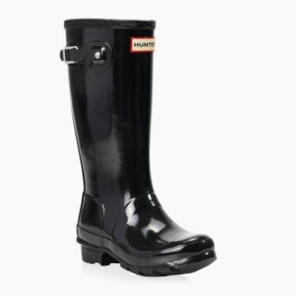 Hunter Original big kids gloss wellington boots - Picture 1 of 6